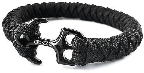 Mokikoki - Anker Armband für Herren und Jungen - schöne Box - handgemacht, geflochten, maritim