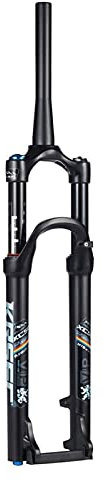 TYXTYX Mountainbike-Federgabel 2627,5 29, konischer 1-1/8 MTB-Radluftgabel-Stoßdämpfer Federweg: 120 mm