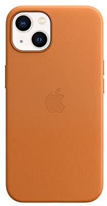Apple Leather Case with MagSafe (for iPhone 13) - Golden Brown