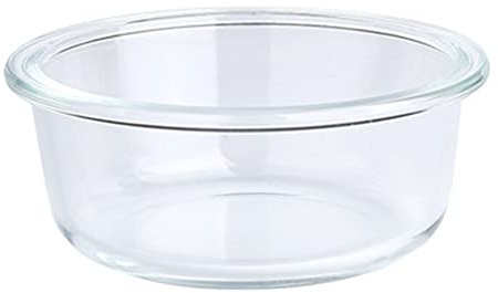 Koomiao Futternapf Katze,UFO Futterstation Hund Katzen Erhöht mit Ständer,Fressnapf Wasser Futter Rund Napf Glas für Katzen und Kleiner Hund (M(600ml), Transparent Bowl)