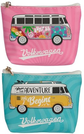 Puckator Geldbörse VW T1 Summer Love & Surf Adventure für Erwachsene, Unisex, Mehrfarbig, Einheitsgröße
