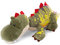 NICI Kuscheltier Dino Fossily 35 cm – Stofftier aus weichem Plüsch, niedliches Plüschtier zum Kuscheln und Spielen, für Kinder & Erwachsene, 48814, tolle Geschenkidee, grün