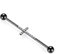 AROWRO Industrial Piercing Schmuck 14G Industrial Bar Industrial Ohrringe Chirurgenstahl Industrial Barbell Würfel Zirkon Knorpel Piercing Schmuck 1 1/2 Zoll 38mm Black Cross Industrial Barbell