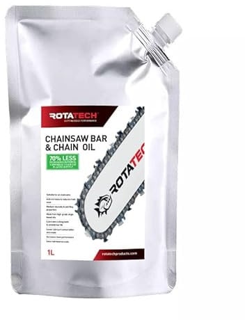 Rotatech Olio per motosega e catena, 1 l, sacchetto di ricarica ecologico