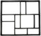 Path Maker Mould Irregular Reusable Paving Pavement Concrete Mould Stepping Stone Mold Paving Slab Concrete Mold for Pavement Driveway Patio Garden Road Floor(B)