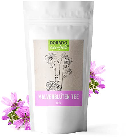 blaue Malvenblüten getrocknet ganz 100 g Tee | wilde Malve Blüte großblütig - Malventee | Malae flos