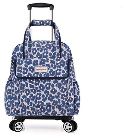 PANPANDAL Faltbarer Einkaufskorb, tragbar, mit 4 Rädern für Ihre Reisen, Shopping (baoW16)