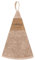 Larela Home Design Küchenhandtücher rund mit Aufhängeschlaufe,100% Baumwolle, Premium Handtücher Gästehandtücher, 60cm, 1er-Pack, beige