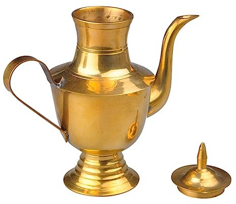 UPKOCH Copper Water Pitcher 1pc Pot Hammered Copper Pitcher Copper Water Jug Glass Drinking Bottles with Lids Small Copper Pitcher Brass Wine Bottle Stove Teapot Small Teapot Hand Hammer