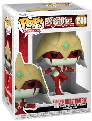 Funko POP! Animation: Yu-Gi-Oh! - Elemental Hero Burstinatrix | Offizielles Anime Merch - Vinyl Sammelfigur als Regal Deko - Geschenkidee zum Geburtstag für Fans und Sammler