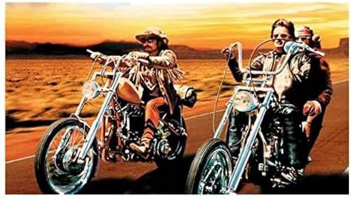 Poster Easy Rider 1969 Poster, Filmplakat, Wandkunst, Bilder, Leinwand, Malerei, Kunst, Dekor, Poster Und Drucke, Heimdekoration 50X70Cm Kein Rahmen