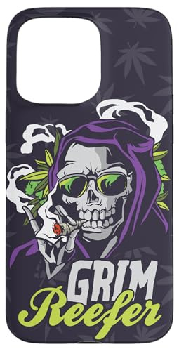 Hanf Kiffer Cannabis Marihuana Haschisch Ganja Bong Geschenk Hülle für iPhone 15 Pro Max