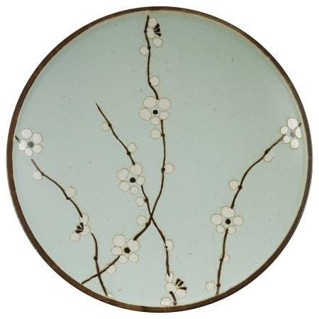 Lusso - Set di piatti - Hana verde chiaro - Edo giappone - Ø25,5 cm - Piatti in porcellana - Ceramica - Piatti grandi - Piatti da pranzo - Piatti per la colazione - Piatti giapponesi - Stoviglie