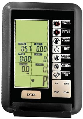 rockible Stationary Bike Computer Monitor Bicycle Speedometer Odometer Bicycle Computer for Workout