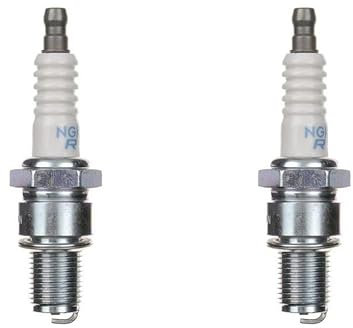 2x Zündkerze BR9ES Langgewinde passend für Benelli 491, K2, Naked, Pepe, 49X – Benzhou YY50QT-27 – Beta Ark, Chrono, Eikon 50 – 2-Takt Roller Zündkerzen Set – 2 Stück