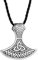 Valknut Odin 's Symbol der nordischen Axt Anhänger Halskette für Männer Frauen Wikinger Krieger Mammen Axt Charm Amulett Schmuck