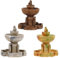 KONTONTY 3Pezzi Fontana Miniaturale in Decorazione Ornamentale da e Accessori per Decorazioni Vasi e Acquari