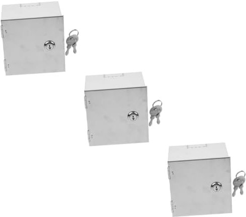 PRETYZOOM 3 Teilige Box Steckdosenabdeckung Sicherheitssteckdose Outdoor Aufbewahrungsschrank Stromkabel Abdeckung Wetterfeste Elektrokästen Ev Ladegerät Gehäuse