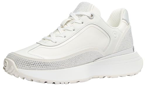 Michael Kors Baskets Ari pour femme, Crème/multicolore, 42.5 EU