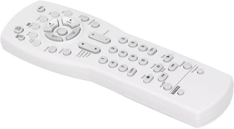 TV DVD VCR AUX Video Media Center Remote Control, TV Codes Setting Ideal Replacement Choice, Suitable for AV 3-2-1 Series I, CBL-SAT Codes Setting (White)