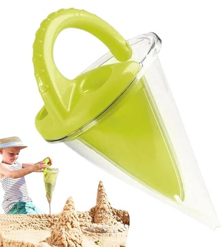 jopiuieo Spilling Funnel Beach Toy, Sand & Water Mixing Toy, Beach Funnel For Spectacular Creation Sand Castle Building, 16.5X16.5X28cm, For Creative Sculpting And Play