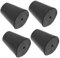 DIYEAH 4Pcs Speaker Rubber Feet Pads Vibration Absorber Base Foot Pads for Amplifier Tables Furniture Instrument Vibration Reduction Non Slip Floor Pads for Soundbar Speaker