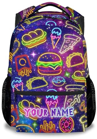 CustomWish Personalisierter Jungen-Rucksack – 43 cm Schulrucksack für Kinder von 5–12 Jahren – Kindergartentasche mit Namen