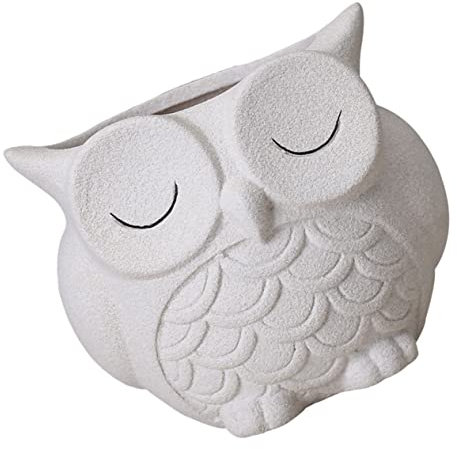 Toddmomy 1 Pièce Pot de Fleurs Céramique Créatif Conteneur Décoratif pour Plantes Vase Blanc pour Cactus et Bonsai pour Décoration Intérieure