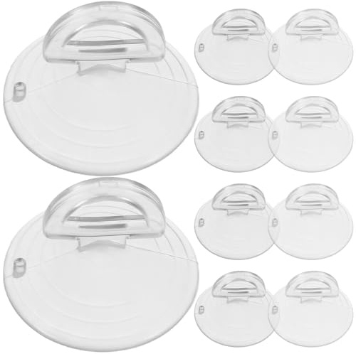 DONFAMDS 10 Stück Kleiner Saugnapf Glühbirnen Entferner Silikon Saugnapf Werkzeug für LED Lampen 35mm Transparent Lichtentferner für Lampenwechsel und Heimwerker