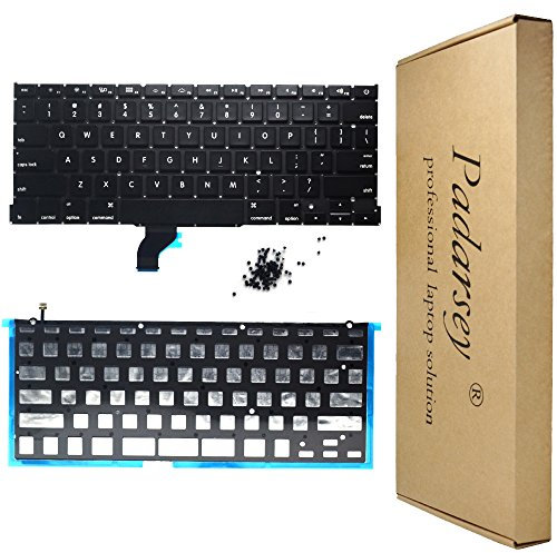 Padarsey Replacement US Backlit Backlight Keyboard with 80 pce screws -For Apple MacBook Pro Retina 13 A1502 (Late 2013- Early 2015)