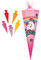 Set Schultüte + 5 kleine Zuckertüten - Einhorn Fluffy & Regenbogen - Minions - 70 cm - Filzabschluß - Zuckertüte - mit/ohne Kunststoff Spitze - Nestle..