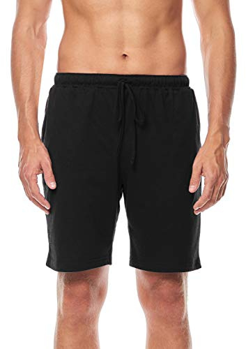 Timone Herren Schlafanzughose Kurz TI30-114 (Schwarz, XXXL)