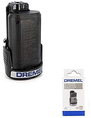 Dremel Original-Doppelzweck 10,8 V-Li / 12 V-Li Akku (2 Ah) (Version passend für: Dremel 8200 & Dremel 8220 Drehwerkzeug) mit Stanley KeyTape