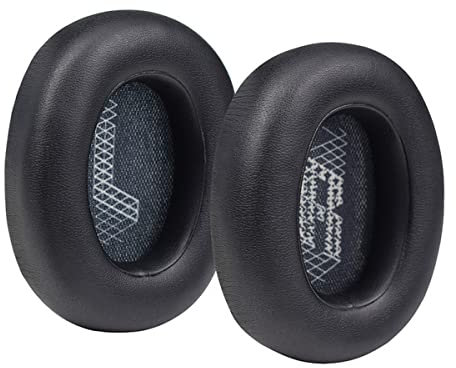 PALUMMA Protein Leather Replacement Ear Pads Compatible with JBL LIVE 650BTNC/660 BTNC Headset Earpads, Ear Cups Repair Parts(Black)