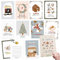 Papierdrachen Karten-Adventskalender 2024 zum Selbstgestalten u. Verschenken - 24 Tage Challenge | Postkarten | Geschenkidee in der Vorweihnachtszeit | mit liebevollen Motiven zum Aufhängen - Set 8