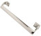 VIBE Oval Grip Handle 225mm on Chrome Pull Handle on Chrome for Internal Doors