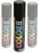 3x Haarspray grau! Spar-Set: 3 Dosen zu je 100ml. Colorspray für Karneval, Fasching, Halloween und Party