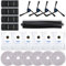 Geoviizon Lot de 21 Accessoires Compatible avec Ecovacs Deebot X2 Omni (1 Brosse Principale, 4 Brosses Latérales, 4 Filtres, 6 Serpillères, 6 Sacs à Poussière)
