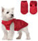 FEimaX Hundepullover Hundejacke Winter Warme Hundemantel für Kleine Mittlere Hunde Fleece Hundeweste Welpen Weiche Wintermantel mit Leinenring