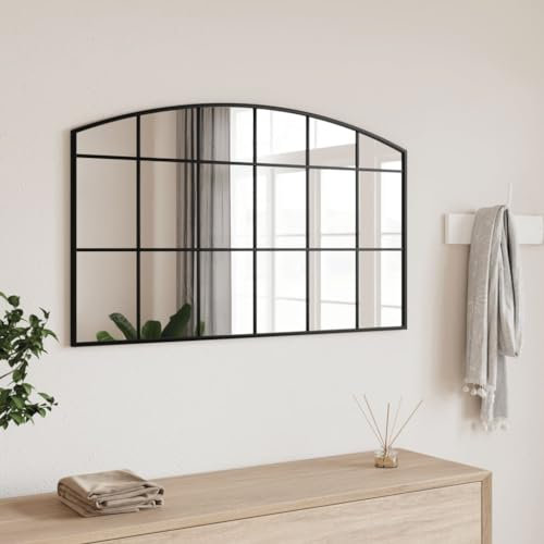 Cosisti Espejo de Pared 100 x 60 cm Espejo de Pared de Ventana Espejo de Ventana Espejos De Salon Espejo Recibidor Entrada