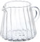 iplusmile Mini Glass Milk Jug, Portable Creamer Pitcher Glass Milk Pitcher Glass Elegant Diamond Design Glass for Coffee Tea, Juice, Coffee Dining Table Christmas Wedding Roast Dinners （6 * 6.3cm）