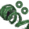 CAREDGO Tannengirlande Weihnachten, 2Pcs Weihnachtsdeko Tannengirlande 5.5M Künstliche Girlande Weihnachten Christmas Garland aus Kunststoff Türgirlande Weihnachtsgirlande Grün Girlande für In-Outdoor