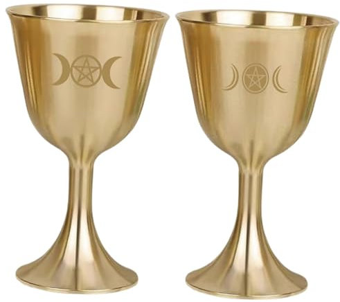 COLLBATH Coupes Sacrées Dorées Tasses Décoratives Bouddhistes De Capacité