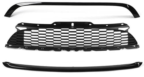Disipación Calor Rejilla Ventilacion Para M&ini R55 R56 R57 R58 R59 Cooper S & JCW Embellecedor De Cubierta Envolvente De Rejilla De Moldura De Capó De Parachoques Delantero De Coche(For Cooper S and