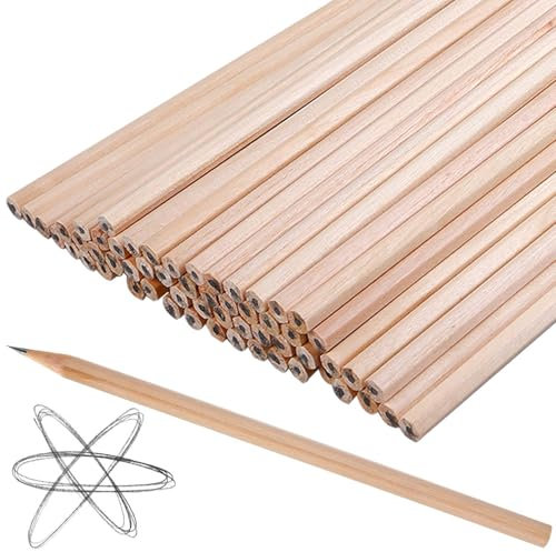 GBKDQQ 200 Stück HB Bleistifte aus Naturholz (17.7cm x 0.7cm) - Sechseckige Holzbleistifte Set für Kinder, Schüler, Büro & Schule - Ideal für Zeichnen, Schreiben & Schulmaterial