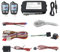 EASYGUARD EC208-1 FSK 2-Wege-Autoalarmanlage mit wiederaufladbarem LCD-Pager-Display und Fernauslöser für den Kofferraum, Schockalarm, Warnung, DC 12 V