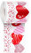 Valentine Heart Border Aufkleber Schlafzimmer Fenster Wand Hochzeit Dekor 18 m lang Liebe Herz Bordüre Trim Wandaufkleber