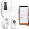 DAYTECH Notrufknopf für Senioren auf Handy, WiFi Tuya Smart Senioren Notfallknopf Alert System, Hausnotruf für ältere Patienten Behinderte,Kinder SOS Notruf(1Empfänger+1Notruf Armband+1Tasten)