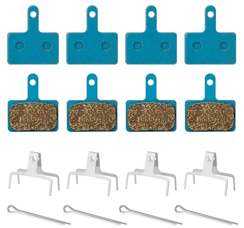 DAWRIS 4X Bremsbeläge Fahrrad Scheibenbremse für B01S, B03S,B05S Bremsklötze Fahrrad Bike Fahrrad Bremsbeläge Scheibenbremsbeläge Fahrradbremsen Beläge für Shimano Deore, TRP, Tektro