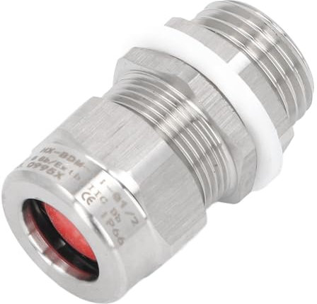 LOCADENCE Cable Gland, G1/2 IP66 Water Proof Armoured Cable Connector, 304 Stainless Steel Cable Connectors, Junction Box Wire Gland Grip Connectors for Vehicles Marine Devices